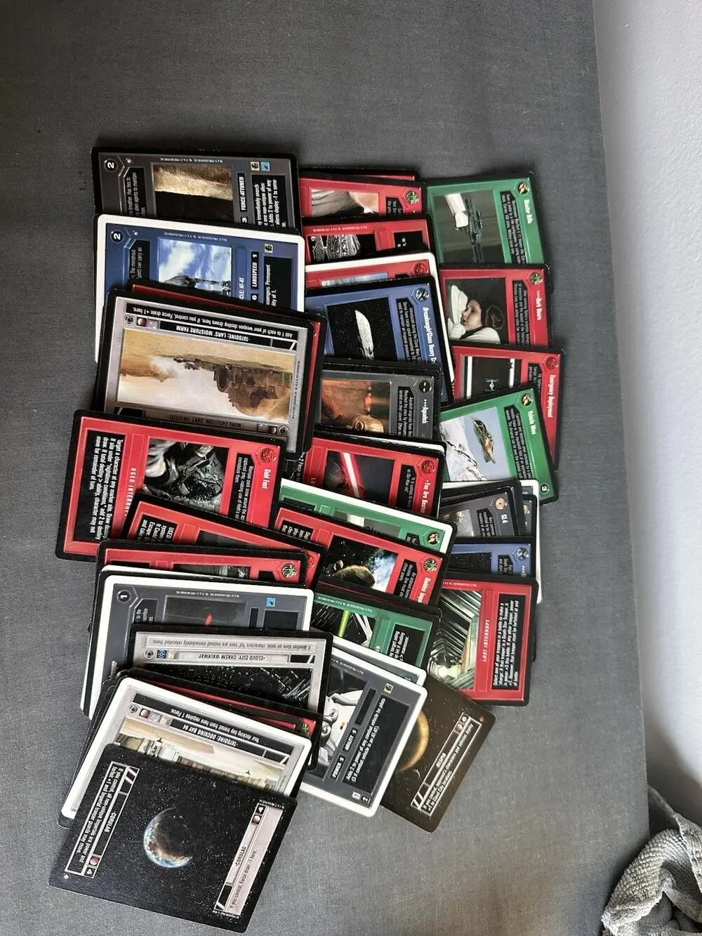 Star Wars Lot of 85 Mixed CCG Cards All Differing Conditions Some Dupes 1995